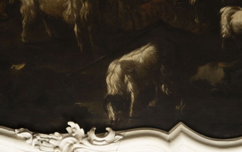 Shepherd's Scene with a Shepherd Milking a Goat, Philipp Peter Roos 1657–1706. The overall tones