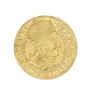 Gdansk ducat, Stefan I Batory king of Poland; 1575–1586,  titles, positions / hierarchy of power /
