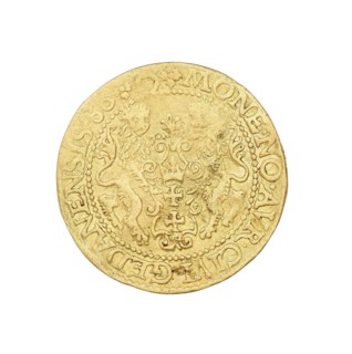 Gdansk ducat, Stefan I Batory king of Poland; 1575–1586, author; Poland; Gdansk; coin, A single