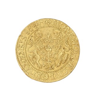 Gdansk ducat, Stefan I Batory king of Poland; 1575–1586 role of the creator / titles / ruler, 1586,