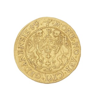 Gdansk ducat. Klüwer, Filip fl. 1588–1601 mintmaster, co-creator. Sigismund III Vasa King of
