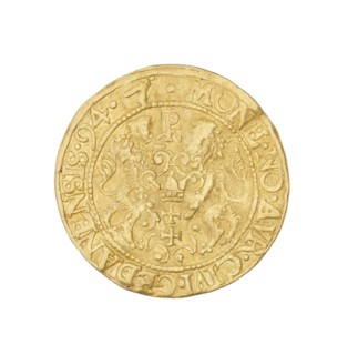 Gdansk ducat; Klüwer, Filip fl. 1588–1601, mintmaster co-creator; Sigismund III Vasa King of