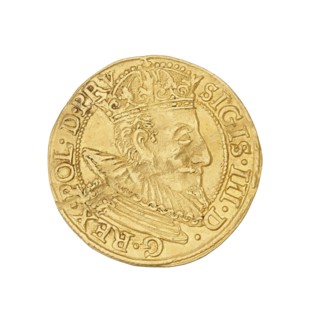 Gdansk ducat; Klüwer, Filip fl. 1588–1601, mintmaster co-creator; Sigismund III Vasa King of