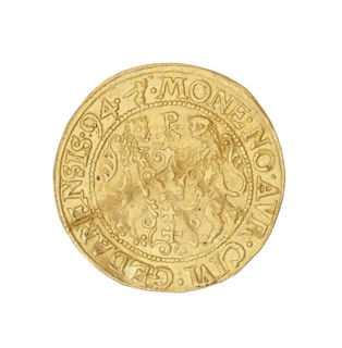 Gdansk ducat, Filip Klüwer fl. 1588–1601, mintmaster; Sigismund III Vasa King of Poland, r.