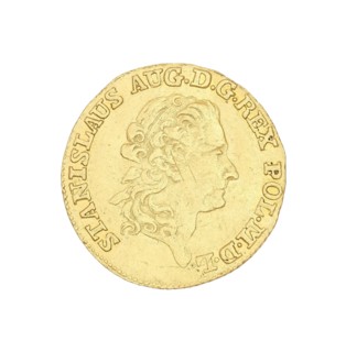 Crown ducat, Stanislaw August Poniatowski King of Poland; 1764–1795 creator/author, Poland country,