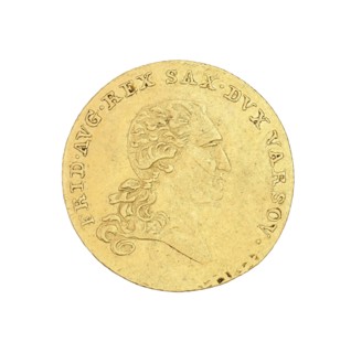 Warsaw ducat; obverse: bust of Frederick Augustus King of Saxony, Duke of Warsaw; 1750–1827; maker: