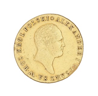 Double Polish zloty - 50 zloty, Alexander I Romanov Emperor of Russia; King of Poland; 1777–1825
