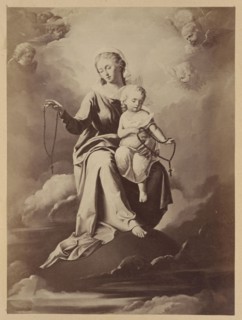 Photograph of a painting: Ignacy Jasinski 1833–1878, Our Lady of the Rosary, 1870; Ignacy Jasinski,