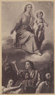 Photograph of a painting: Ignacy Jasinski 1833–1878, Protection of the Blessed Virgin Mary, 1867;