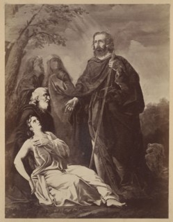 Photograph of a painting: Ignacy Jasinski 1833–1878, St. Roch; Ignacy Jasinski 1833–1878 -