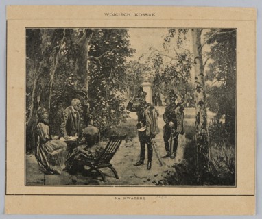 Reproduction of a painting: Wojciech Kossak 1856–1942, To the Quarters, 1889; painting; Polish