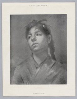 Reproduction of a painting: Anna Bilinska-Bohdanowicz 1857–1893, Studjum; photographer: BW fl. ca