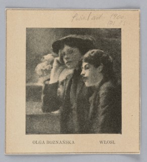 Reproduction of a painting: Olga Boznanska 1865–1940, Italians; painting, Polish painting,