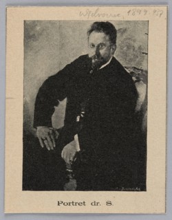 Reproduction of a painting: Olga Boznanska 1865–1940, Portrait of Dr. S., 1899; painting; Polish