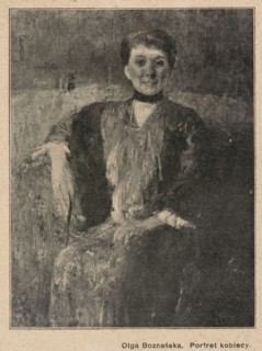 Reproductions of paintings: Olga Boznanska 1865–1940, Portrait of Count P., Portrait of a Woman;