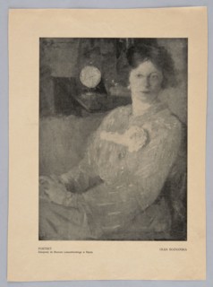 Reproduction of a painting: Olga Boznanska 1865–1940, Portrait; painting, Polish painting,