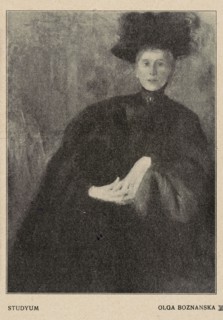 Reproductions of paintings: Olga Boznanska 1865–1940, Study; Portrait; Portrait verso; painting;