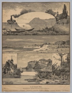 From the banks of the Vistula. 1. Dobrzyn. 2. The Reformed Church in Wloclawek. 3. Wyszogród. 4. St
