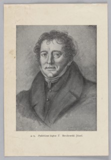 Reproduction of a drawing: Józef Brodowski 1772–1853, Portrait of the Merchant T., 1832, painting,