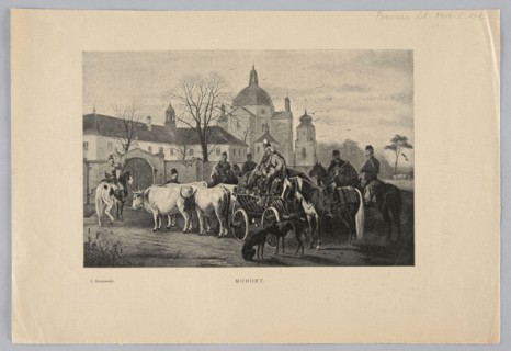 Reproduction of a painting: Józef Brodowski 1828–1900, Mohort; painting, Polish painting,