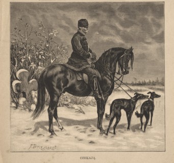 They are waiting; from Biesiada Literacka 1884, no. 2-419 January 11, p. 17 title page; Brzeszczot,