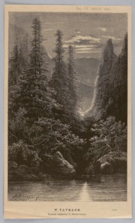 In the Tatra Mountains; 1883, Feliks Brzozowski 1836–1892 author/drawer; reproduction by Angerer &