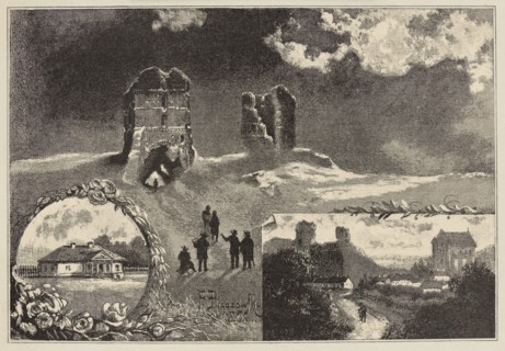 Feliks Brzozowski 1836–1892, Adam Mickiewicz's family nest. Zaosie — Nowogródek. Reproduction of a