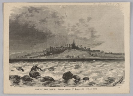 Lake Powidzkie; Brzozowski, Feliks 1836–1892 draughtsman/author; Piastuszkiewicz, Kazimierz fl.