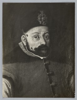 Photograph of a painting: portrait of Stefan Batory, unknown creator/photographer; subject: Stefan