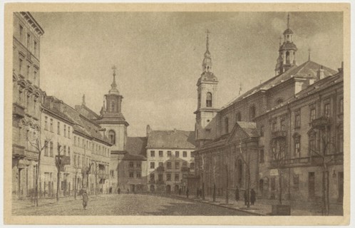 Warsaw. Dluga Street, Bulhak, Jan 1876–1950 photographer, St. Wojciech Printing House and Bookstore