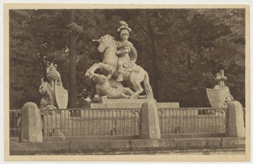 Warsaw. Monument to King Jan Sobieski, photograph by Jan Bulhak 1876–1950; co-creator: St.