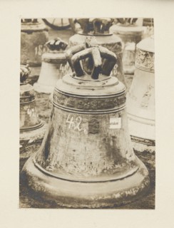 Bell from 1448 from the church in Libusza Galicia requisitioned in 1917/1918 — general view among