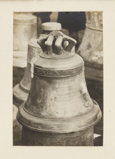 A 16th-century bell from the Gorlice station Galicia requisitioned in 1917/1918 - general view;
