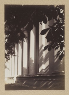Vilnius. Side colonnade of the Cathedral northern elevation; photograph by Jan Bulhak, 1912;