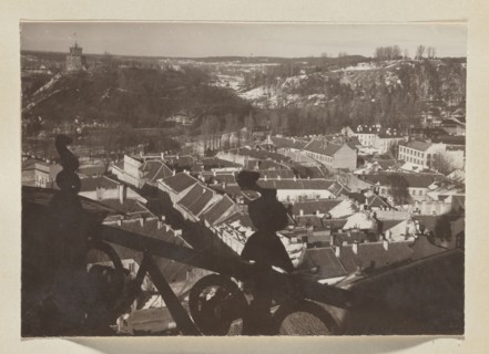 Castle Hill and City Centre; photograph, Jan Bulhak 1876–1950, panorama of Vilnius, 1912;
