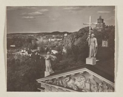 The Cathedral and Antakalnis; photograph, Jan Bulhak 1876–1950, panorama of Vilnius showing the