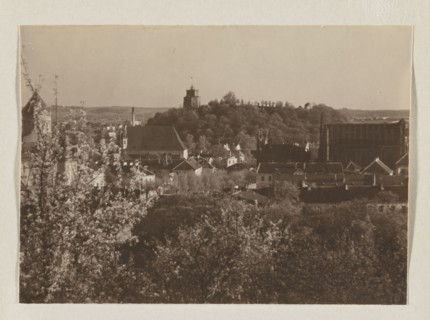 Castle Hill; photograph, Bulhak, Jan 1876–1950, Vilnius, 1912; panorama of Vilnius, Castle Hill;