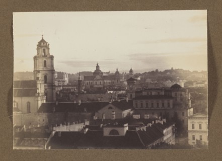 St. John's Church; photograph, 1912; panoramic view of Vilnius; photographer Jan Bulhak 1876–1950;