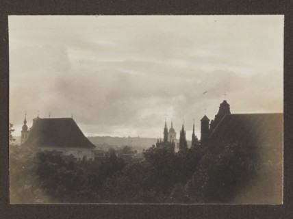 View from Užupis; photograph, Bulhak, Jan 1876–1950, panorama of Vilnius, 1912, Vilnius,