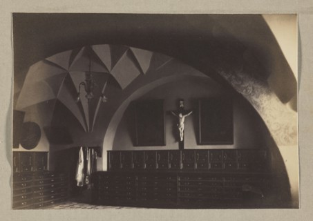 Sacristy at the Bernardine Monastery; photograph, ca. 1914; Bulhak, Jan 1876–1950; Bernardine