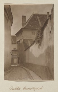 Bernardine Alley; photograph, ca. 1912, Jan Bulhak 1876–1950; Vilnius Lithuania, Bernardine Alley;