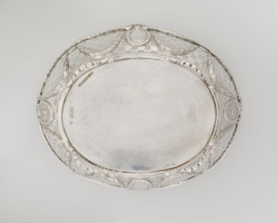 Openwork fruit basket, Harris, CS & Sons London; goldsmith's firm; fl. 1817–1933 and Charles Stuart