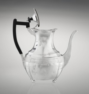 Coffee pot by Harris, CS & Sons London, goldsmiths' firm, active 1817–1933 and Charles Stuart