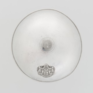 Platter lampshade, Scott, Digby & Smith, Benjamin fl. 1802–1807 goldsmith; silver hemispherical