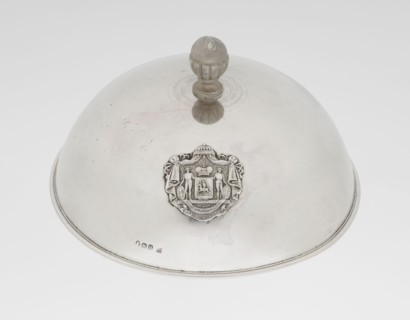 Platter lampshade, Scott, Digby & Smith, Benjamin fl. 1802–1807 goldsmith; silver hemispherical