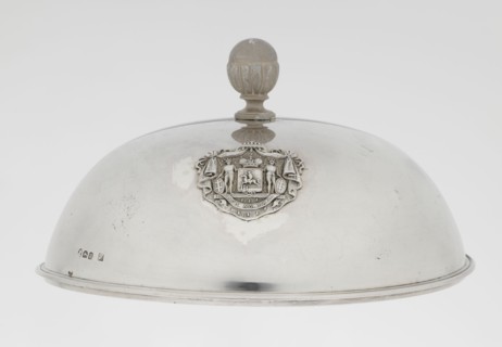 Platter lampshade, Scott, Digby & Smith, Benjamin fl. 1802–1807 goldsmith; Silver hemispherical