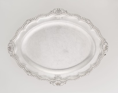 Oval Platter, Smith, Benjamin & James fl. 1809–1812 maker's role / goldsmith's firm; oval silver