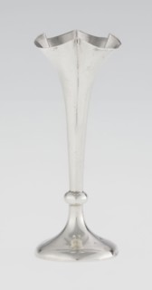 Chalice-shaped vase, maker: Woodward, Horace & Co Ltd Birmingham, London; fl. ca 1851–1919;