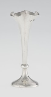 Chalice-shaped vase, maker: Woodward, Horace & Co Ltd Birmingham, London; fl. ca. 1851–1919.