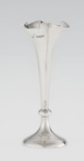Chalice-shaped vase, maker: Woodward, Horace & Co Ltd Birmingham, London; fl. ca 1851–1919;